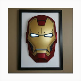Iron Man Mask Canvas Print