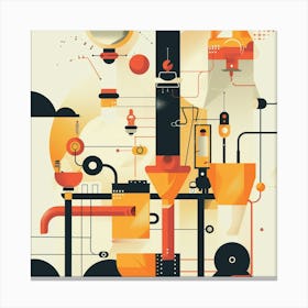 Abstract Illustration Canvas Print