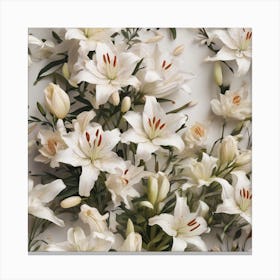 Lilies 5 Canvas Print