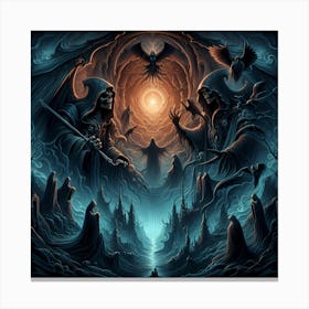 Dark Angels 1 Canvas Print