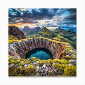 Hdr High Dynamic  Print Canvas Print