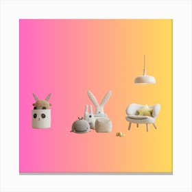 Easter Bunny Canvas Print