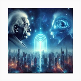 Albert Einstein 2 Canvas Print