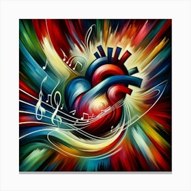 Heart Of Music Canvas Print