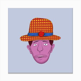 Man In A Hat Canvas Print