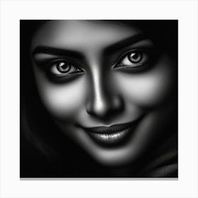 Black And White Painting, Black And White Canvas Print