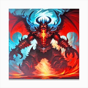 Demon Demon Canvas Print