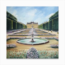 Garden In Paris Canvas Print