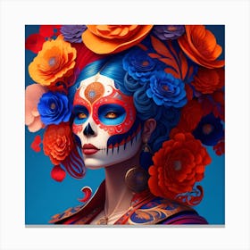 Day Of The Dead 10 Canvas Print