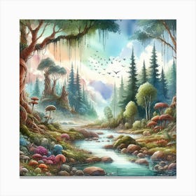 Fairytale Forest 10 Canvas Print