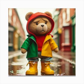 Ted Teddy Bear Canvas Print