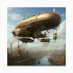 Steampunk Art print Canvas Print