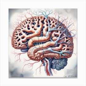 Human Brain 46 Canvas Print