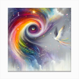 Rainbow Vortex Canvas Print
