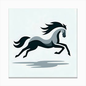 Horse Running Canvas Print