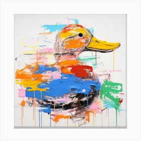 Duck Splash 1 Canvas Print