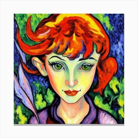 Young Lady Canvas Print