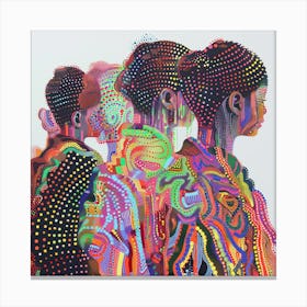 'Three Women' Canvas Print