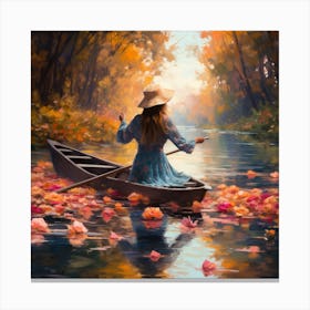 The Sailer Girl Canvas Print