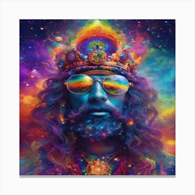 Psychedelic Man Canvas Print