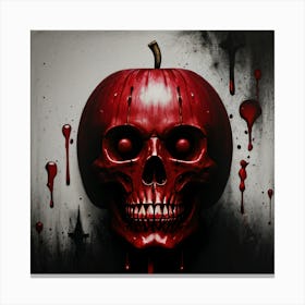 Bloody Apple 1 Canvas Print