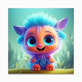 Cute Troll Canvas Print