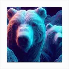 Polar Bears 2 Canvas Print