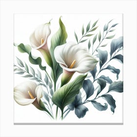 Calla lilies 1 Canvas Print