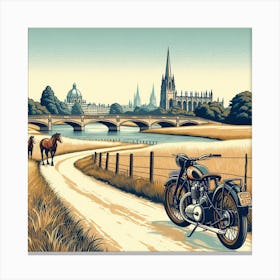 Port Meadow, Oxford 1 Canvas Print
