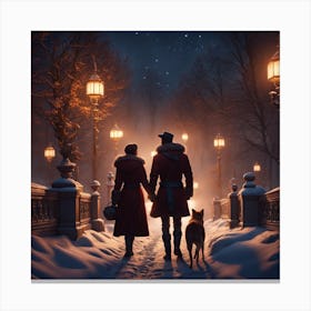 Christmas Carol Canvas Print