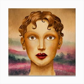 Portrait Of A Woman 38 Canvas Print