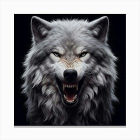 Wolf Head 4 Canvas Print