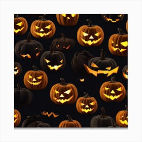 Halloween Pumpkins 3 Canvas Print