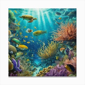 Coral Reef 1 Canvas Print