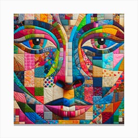 Quilted Peace Canvas Print