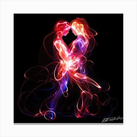 Luminate Near Me - Light Dance Canvas Print