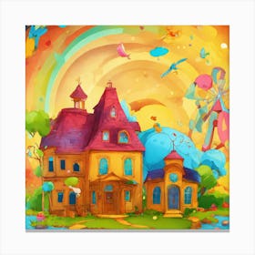 Fairy Tale House Canvas Print