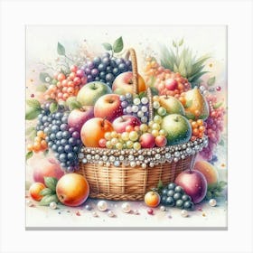 Fruit Basket Canvas Print