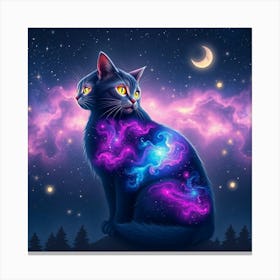 Galaxy Cat 2 Canvas Print