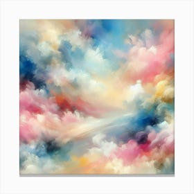 Abstract Of Clouds 2 Canvas Print