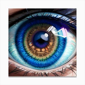 Blue Eye 2 Canvas Print