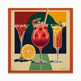 Cocktail - Framed Print Stampe su tela