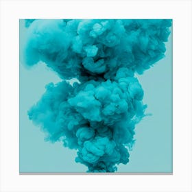 Blue Smoke 2 Canvas Print