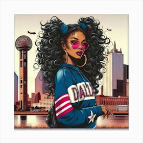 Dallas Girl 8 Canvas Print