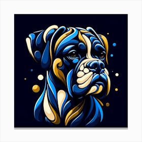 Boxer Dog 01 1 Canvas Print