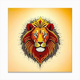 Lion Head Canvas Print