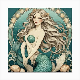 Mermaid 4 Canvas Print