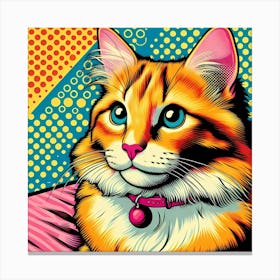 Pop Cat 15 Canvas Print