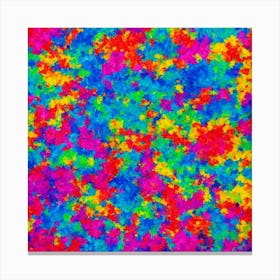Psychedelic Paint Canvas Print