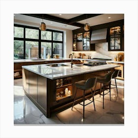 Modern Kitchen Canvas Print